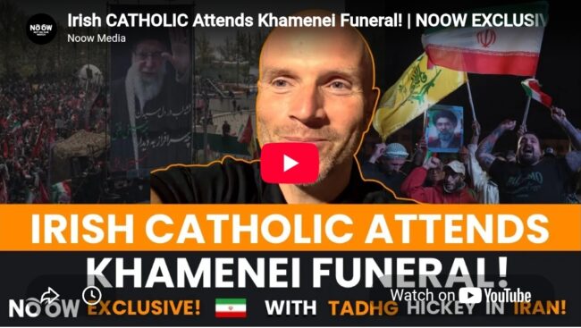 "A scene you won't see on Western TV channels: Farewell to Ayatollah Khamenei in Tehran"