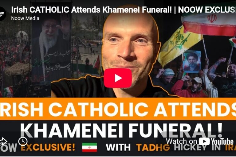 "A scene you won't see on Western TV channels: Farewell to Ayatollah Khamenei in Tehran"