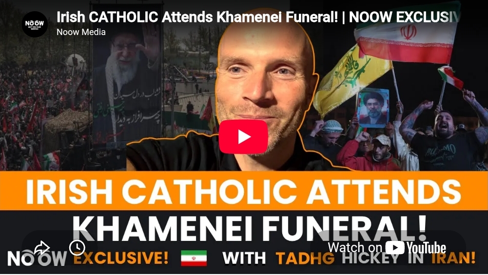 "A scene you won't see on Western TV channels: Farewell to Ayatollah Khamenei in Tehran"