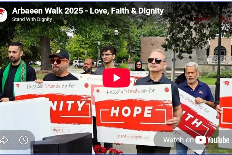 "From Karbala to Manhattan – Arbaeen 2025 with the Stand with Dignity campaign"